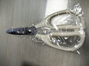張小泉流線(xiàn)幾何·嵐影家用不銹鋼廚房剪刀(白色) J200012 曬單實(shí)拍圖