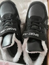 李寧熱賣(mài)品牌兒童鞋加絨加厚男童雪地靴秋冬新款運動(dòng)鞋棉鞋男中大童學(xué)生 黑白 35 默認尺碼8 曬單實(shí)拍圖