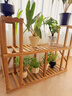 小匠材魚(yú)缸架子實(shí)木多層陽(yáng)臺室內框架底架客廳置物原木底座落地花架G5 曬單實(shí)拍圖