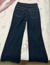 三彩2025冬季新款微喇牛仔褲高腰喇叭褲一體絨磨毛長(cháng)褲S 曬單實(shí)拍圖