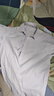 貓人（MiiOW）襯衫男短袖純色商務(wù)職業(yè)正裝男士白襯衫工裝外套襯衣男 白色 4XL  曬單實(shí)拍圖