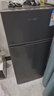 HYUNDAI韓國現代冰箱雙開(kāi)門(mén)小型一級能效小冰箱家用宿舍租房冷藏冷凍電冰箱節能省電保鮮低噪 100L灰【租房神器+高性?xún)r(jià)比】 曬單實(shí)拍圖