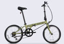 大行（DAHON）經(jīng)典D6折疊自行車(chē)20英寸6速成人休閑單車(chē) KBC061 青草綠 20英寸 曬單實(shí)拍圖