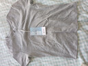 森馬（Semir）涼感T|森馬短袖T恤女短款刺繡修身休閑2025新款基礎(chǔ)圓領(lǐng)正肩夏裝 中花灰00510 S 曬單實(shí)拍圖