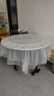 馳百倫可折疊桌子家用餐桌不占空間免安裝簡(jiǎn)易吃飯桌子多功能三折疊圓桌 曬單實(shí)拍圖