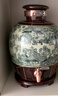 大師匯景德鎮陶瓷泡酒壇酒缸釀酒存酒楊梅葡萄酒壇子酒桶酒壺帶龍頭壇子 清明上河圖20斤帶鎖扣 帶龍頭（有龍頭）+酒提+底座 曬單實(shí)拍圖