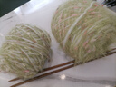 優(yōu)悅居圍巾毛線(xiàn)手工diy編織材料包馬海毛手混線(xiàn)送女生手織彩虹糖粗線(xiàn)團 【棒針款-2團】浮春繪圍巾 曬單實(shí)拍圖