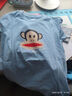 大嘴猴（paul frank）童裝兒童短袖T恤2025款男女童寬松舒適休閑純棉中大童上衣 02AB白色 140 曬單實(shí)拍圖