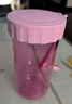 特百惠（Tupperware）雅致300ML塑料杯男女士學(xué)生兒童夏季水杯子戶(hù)外便攜口袋杯 柔蜜粉 曬單實(shí)拍圖