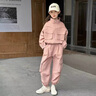 G.DUCKKIDS品牌童裝女童衛衣套裝春秋款兒童外套褲子兩件套女孩秋裝運動(dòng)套裝 BQ1685 粉色 160 曬單實(shí)拍圖