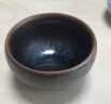 建緣天成 非遺建盞茶杯油滴斑禪定原礦鐵胎黑釉瓷陶瓷茶具單杯主人杯茶盞 8x5油滴禪定杯（禮盒裝） 曬單實(shí)拍圖