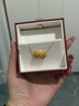 中銀鑫行桃花轉運珠吊墜足金999黃金項鏈掛墜硬金DIY手串送女友禮物 桃花吊墜（克重多退少補） 約0.8g 曬單實(shí)拍圖