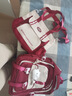 初中生書(shū)包女生高顏值輕便減負高中生小學(xué)生4-6年級大容量雙肩包 紅色【送掛件】 曬單實(shí)拍圖