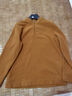 AIGLE【25年秋季新品】艾高搖粒絨半拉抓絨衣女士戶(hù)外保暖外套運動(dòng)長(cháng)袖 BS831摩卡棕黃 38 曬單實(shí)拍圖