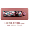 鐳拓 Rantopad RF104無(wú)線(xiàn)鍵盤(pán)鼠標套裝 辦公鍵鼠套裝 復古鍵盤(pán) 鼠標 套裝104鍵全尺寸 紫色混彩 曬單實(shí)拍圖