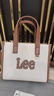 Lee新款手拎托特斜跨包男女通勤包學(xué)生單肩包七夕情人節送女友 曬單實(shí)拍圖