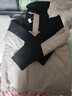 鴨鴨兒童羽絨服2件套男童女童中大童三合一羽絨內膽可拆卸外套童裝TZ2 黑色 2件套-羽絨內膽+時(shí)尚外套 170 高160-170cm重104-120 曬單實(shí)拍圖