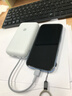 小米（MI）【3C認證】小米自帶線(xiàn)充電寶 20000 22.5W 淺灰 可上飛機/火車(chē)多彩便攜  iPhone安卓可用 曬單實(shí)拍圖