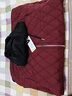 俞兆林（YUZHAOLIN）媽媽秋冬夾棉外套輕薄羽絨棉服加肥加大碼棉襖中老年人女冬裝棉衣  酒紅[夾棉款] 厚款 2XL [推薦105-120斤左右] 曬單實(shí)拍圖
