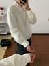 森馬（Semir）棉服女輕薄oversize松弛感2025冬新款翻領(lǐng)肌理花苞棉衣少女感 奶白10536（特大寬松款介意可拍小一碼） S 曬單實(shí)拍圖