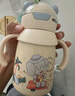 佩奇媽媽嬰幼兒保溫奶瓶保溫杯小月齡兒童吸管杯學(xué)飲杯1-3歲水杯 曬單實(shí)拍圖