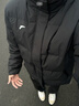 安踏面包羽絨服丨樊振東Z哥同款四防羽絨服男短款加厚冬季棉服外套男 【四防科技】基礎黑7901-1 M (男170) 曬單實(shí)拍圖