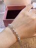 拾愛(ài)珍珠銀手鏈女生輕奢小眾精致2026新款雙層疊戴閨蜜手飾新年禮物 曬單實(shí)拍圖