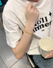 菜百首飾 黃金手鏈 足金古法竹節國風(fēng)疊搭竹節細手鏈 計價(jià) GF 中秋禮物 黃金手鏈 約3.81g 約16cm 曬單實(shí)拍圖