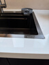 卡莎蒂5.0加厚水槽大單槽廚房水槽304不銹鋼洗菜盆一體盆壓紋集渣盆四孔 5.0加厚【75*45cm】3孔X型-滿(mǎn)配 曬單實(shí)拍圖