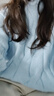 CTOX甜美慵懶感藍色毛衣女秋冬季2025新款百搭寬松加厚套頭針織衫上衣 【藍色】 M 45/55kg 曬單實(shí)拍圖