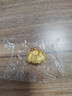 周大福兒童寶寶百福長(cháng)命鎖黃金吊墜(工費160)約4.55g EOF98 曬單實(shí)拍圖