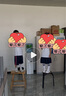 北極絨兒童過(guò)膝長(cháng)筒襪男女童夏季薄款足球襪白色運動(dòng)學(xué)生中大童網(wǎng)眼棉襪 曬單實(shí)拍圖