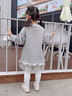 迪士尼寶寶女童連衣裙洋氣春秋裝2024新款兒童長(cháng)款衛衣加絨花邊公主紗裙加厚 灰色 120 曬單實(shí)拍圖