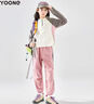 優(yōu)優(yōu)1點(diǎn)（Yoyo one）女童速干套裝兒童秋季運動(dòng)服2025新款大童戶(hù)外防水登山跑步訓練服 16453粉色 150 150cm 曬單實(shí)拍圖