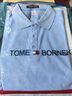 TOME BORNEK湯米長袖POLO衫男士商務(wù)休閑免燙上衣中年爸爸體恤 天藍 XL 175(建議 140-155斤) 曬單實拍圖