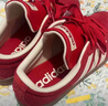 adidas「T頭鞋」VL COURT復古休閑板鞋德訓鞋男女阿迪達斯輕運動(dòng) 淺猩紅/暖香草色/黃色   36.5 曬單實(shí)拍圖