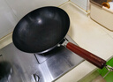 九陽(yáng)（Joyoung）炒鍋鐵鍋無(wú)涂層精鐵鍋炒菜鍋爐灶通用32cm帶蓋CF32-C121 曬單實(shí)拍圖