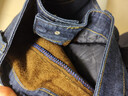 真維斯（JEANSWEST）牛仔褲男冬季加絨加厚保暖防寒潮牌百搭休閑長(cháng)褲子藍色加絨32 曬單實(shí)拍圖
