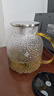 京東京造 涼水壺 耐熱耐高溫玻璃冷水壺茶水分離泡茶杯1.2L 曬單實拍圖