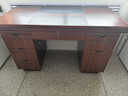 舉冠辦公桌電腦桌辦公室經(jīng)理桌油漆貼皮主管桌木質(zhì)職員桌1.2米油漆桌 曬單實(shí)拍圖