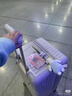 卡拉羊行李箱20英寸大容量拉桿箱男女登機云朵魔方體旅行箱CX8119燕麥灰 曬單實(shí)拍圖