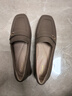 Clarks其樂(lè )Ubree15 Charm輕舞系列女鞋新款優(yōu)雅羊皮樂(lè )福鞋通勤方頭單鞋 棕色 261807194 38 曬單實(shí)拍圖