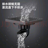 潛水艇（Submarine）MTK50-10黃銅鍍鎳槍灰色拉絲防臭地漏衛生間淋浴大排量地漏50管徑 曬單實(shí)拍圖