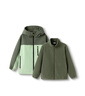 巴拉巴拉童裝男童外套兒童上衣2025新款春裝防水透濕兩件套抗靜電便服時(shí)尚 綠色調00444 170 曬單實(shí)拍圖