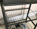 京旭廚房用具置物架落地多功能小推車(chē)微波爐烤箱收納架多層果蔬儲物架 3層44長(cháng)（圖2款單排超?。﹫A管3網(wǎng) 曬單實(shí)拍圖
