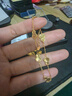 菜百首飾黃金手鏈 足金5G閃耀金蜂巢葫蘆“福祿”寓意手鏈 計價(jià) YZ 黃金手鏈 約3.92g 約16cm 曬單實(shí)拍圖