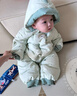 巴拉巴拉童裝嬰兒羽絨服連體衣2025寶寶冬裝加厚哈衣爬服萌趣208425120214 曬單實(shí)拍圖