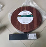 雙槍黑金檀木整木切菜板加厚加大圓形砧板實(shí)木家用案板面板菜墩35*3 曬單實(shí)拍圖