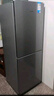 華凌美的冰箱出品185雙門(mén)兩門(mén)家電冰箱小型家用租房節能低音二門(mén)雙溫冷凍冷藏小型冰箱宿舍小型HR-185 灰色 曬單實(shí)拍圖
