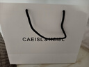 CAEISL & KCIEL小&ck2025新款女包小眾原創(chuàng  )設計高級千鳥(niǎo)格新月包單肩腋下包 白色 曬單實(shí)拍圖